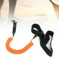 thumbnail image 1 of Surfboard Leash, Surf Leash Surf Safety Waist Rope TPU Heliciform Comfortable High Elastic for Shortboard, Longboard, 1 of 7