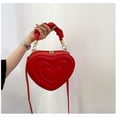 thumbnail image 3 of TELOLY Crossbody Bags for Women,Sweet Heart Design Cross Body Bag for Woman,Playful Cute Style Crossbody Purses for Women,Red, 3 of 7