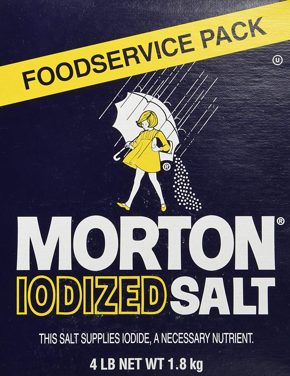 Morton Iodized Salt, 64 oz