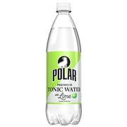 Polar Beverages Tonic Water with Lime, 1 Liter, 33.8 fl oz