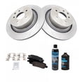 thumbnail image 2 of TRQ Rear Ceramic Disc Pad & Brake Rotor Kit w/ Fluids for Infiniti G37 Q60 BKA19560 Fits select: 2013 INFINITI G37 JOURNEY/IPL, 2010-2012 INFINITI G37 BASE/SPORT, 2 of 6