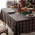 thumbnail image 4 of Christmas Themed Checkered Tablecloth, Suitable For Holiday Parties, Banquets, Restaurants, Kitchen Decoration, 4 of 6