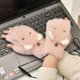 thumbnail image 3 of Guantes calefactables USB Little Bear para mujer y hombre, guantes de invierno cálidos para portátil (rosa), calentadores de manos sin dedos con calefacción total y parcial, 3 of 4