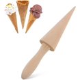 thumbnail image 1 of Molde para hacer conos de helado, molde de madera para hacer conos de barquillo, molde para hacer galletas, 1 of 5