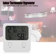 thumbnail image 1 of , Plastic 0 degrees Celsius -50 degrees Celsius  Tabletop Indoor White Hyrometer  for Home and Office, 1 of 8