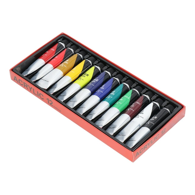 Acrylic Paint Set, Acrylic Paint Kit 20ml Each Fast Drying For Fabric For Wood For Crafts