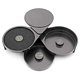thumbnail image 1 of Contenedor de especias de caja de sal de 3 niveles para herramientas de camarero y accesorios de cóctel, 1 of 5