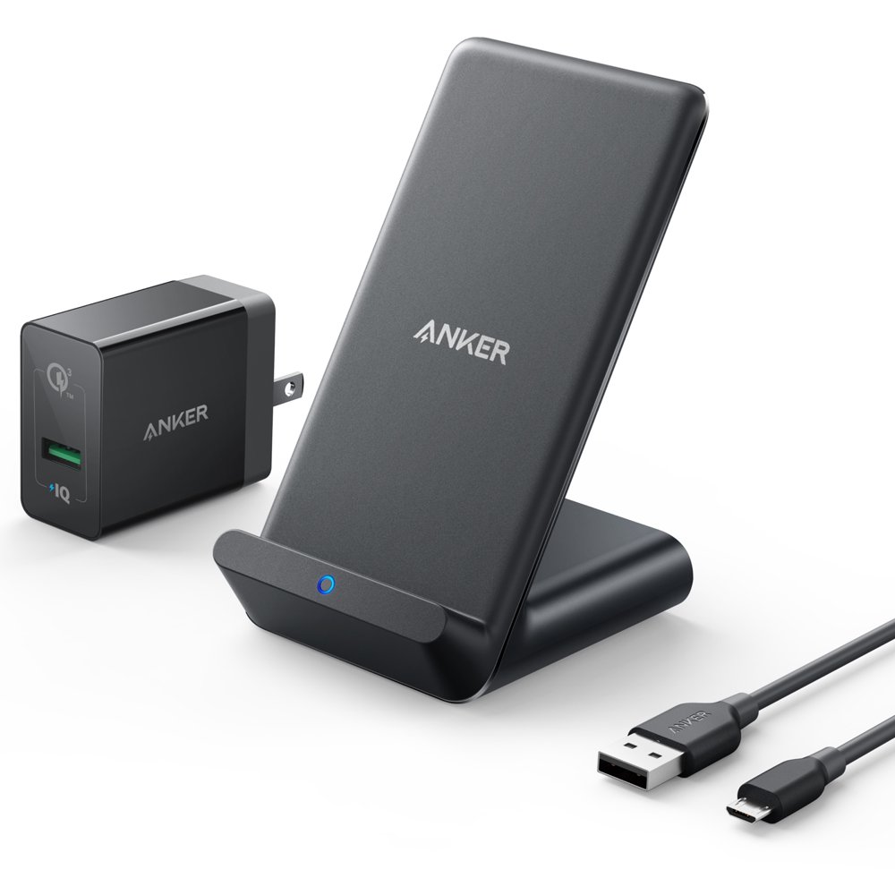 Anker PowerWave Stand with Charger, Black