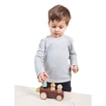 thumbnail image 4 of Tender Leaf Toys - Taxi de madera - Vehículo de empuje con forma de tronco de madera con 3 personajes extraíbles - Juguete de juego abierto, explora el juego de roles y la imaginación para niños y niñ, 4 of 5