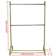 thumbnail image 4 of CNCEST Free Standing Clothing Rack Display Stand Rack Garment Hanging Rack Organizer, 4 of 12