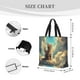 thumbnail image 3 of Fotbe Sunshine Cloud Cute Cat Bolsa Tote con Estampado para Mujer, Bolsos con Cremallera, Bolsa de Hombro Casual de Gran Capacidad con Bolsillos Internos, 3 of 7