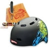 Hot Wheels Street Shredder Child's Multi-Sport Helmet, Mini Skateboard & Ramp- Value Pack
