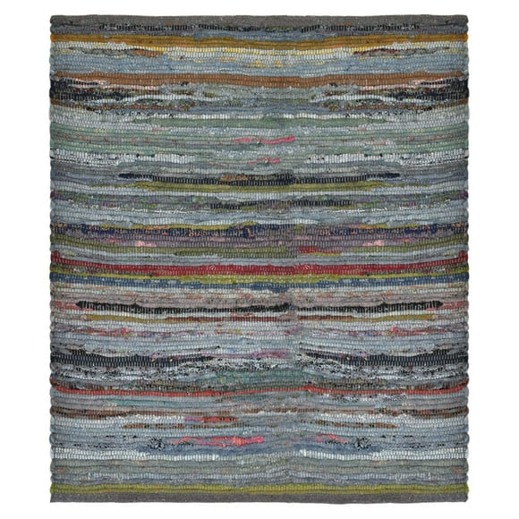 Tapis Fabstyles Premium 100% coton, tapis de chiffon fait à la main pour le salon, le couloir, le patio