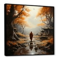 thumbnail image 2 of Designart "Righteous Journey I" Buddhism Floater Framed Wall Art Living Room, 2 of 5