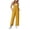 266#Yellow, variant on Women's Baggy Bib Overalls Sleeveless Casual Loose Wide Leg Jumpsuits with Pockets Blue L