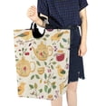thumbnail image 4 of Yayeee Freestanding Laundry Hamper with Handle Collapsible Large Storage Basket for Clothes, Birds Tea Time, 4 of 7
