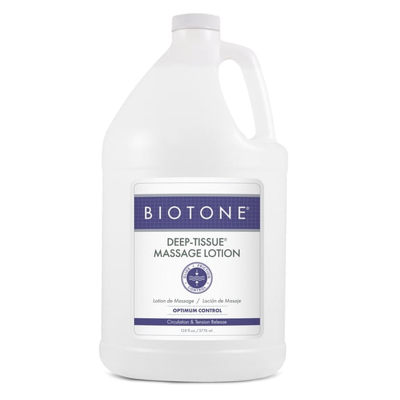 BIOTONE Deep Tissue Unscented Massage Treatment Lotion 1 gal. Jug DTU1G 1 Ct