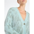 thumbnail image 5 of Scoop Women's and Women's Plus Oversized Cardigan Sweater, Lightweight, Sizes XS-4X, 5 of 6