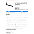 thumbnail image 2 of Lower Radiator Hose - Compatible with 1951 - 1954 Dodge Meadowbrook 3.8L 6-Cylinder GAS 1952 1953, 2 of 2
