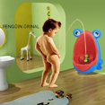 thumbnail image 3 of Pedty Clearance Sale! Baby Urinal Blue Cute Animal Shape Training Standing Urinal Hang Type Boys, 3 of 4