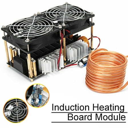 - 40A 1800W ZVS Low Voltage Induction Heating vortextube Board Module Flyback Driver Heater