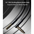 thumbnail image 4 of Cable de instrumentos Elebase TRS de 1/4 de pulgada, 3 m, paquete de 2, 4 of 7