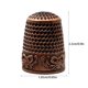 thumbnail image 2 of Billuyoard Anillos de tejer dedal de protección para los dedos ajustable DIY accesorios de agujas de mano antiguas herramientas de ganchillo de Suministros de marroquinería anillo de oro rosa, 2 of 6