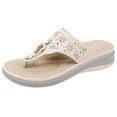 thumbnail image 2 of Sandalias informales a la moda para mujer, chanclas para exteriores, zapatillas de cuña para la playa Wmkox8yii ytu8638, 2 of 8