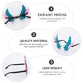 thumbnail image 3 of KAKOWELY 1 pieza de gafas de sol Roc con alas extendidas para hombre y mujer, accesorio para gafas de sol de tiro callejero, 3 of 5