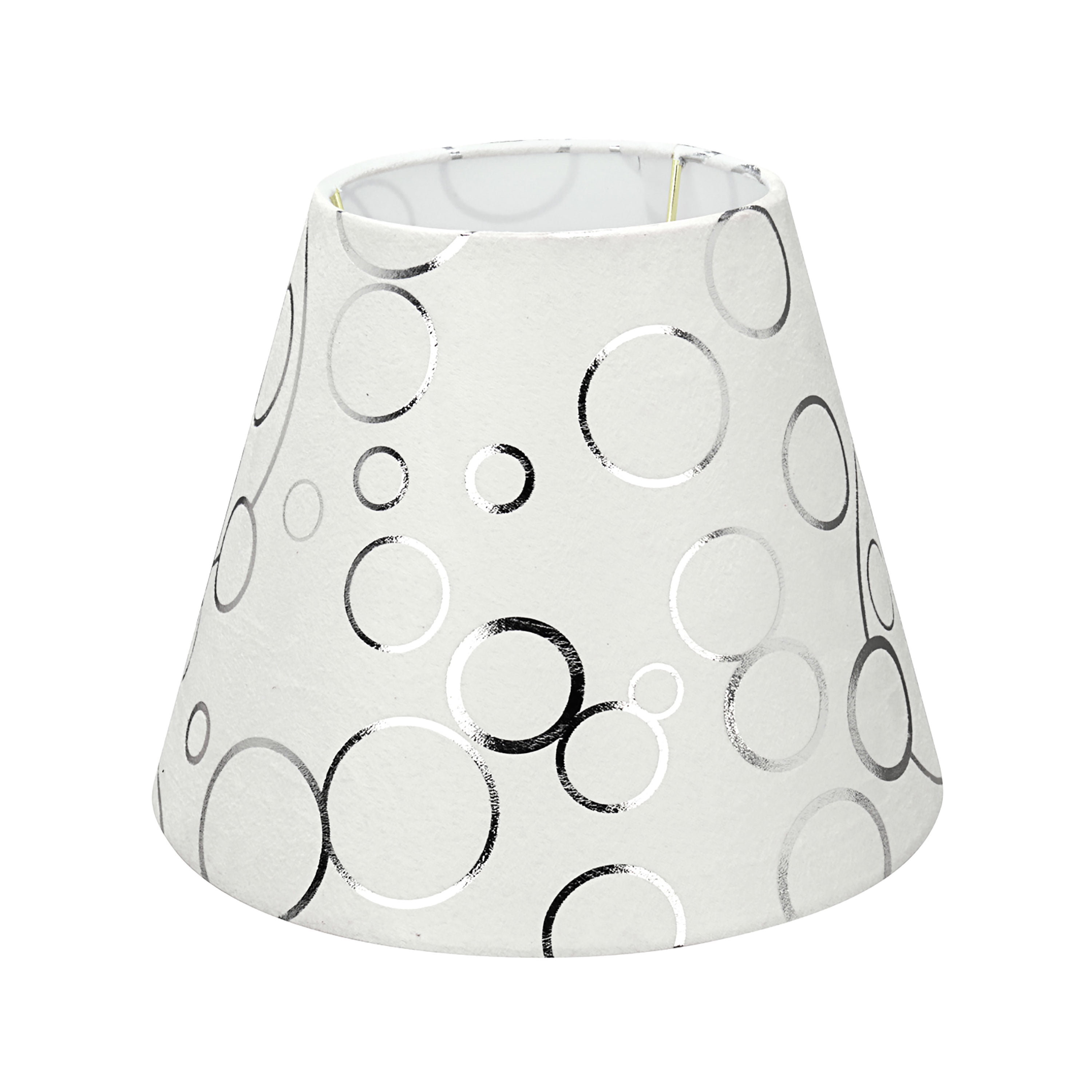 Aspen Creative 58901 Transitional Hardback Empire Shape UNO Construction Lamp Shade in White, 9" Wide (5" x 9" x 7")