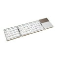 thumbnail image 1 of MesaSe Clavier Bluetooth Pliable Portable à Trois Volets Mini Pavé Tactile Sans Fil Compatible pour Windows IOS Android, 1 of 10
