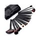 thumbnail image 2 of Juego De Brochas Con Estuche Minipiel Mango Negro, 2 of 3
