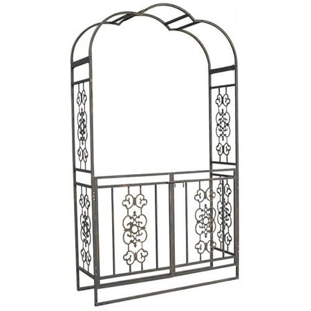 D.C. America Victorian Gate Arbor, Bronze