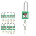 thumbnail image 1 of 10Sets 38mm Lockout Tagout Lock, Durable Nylon Isolation Design  With 20 Keys For Lock Out Tag Out Stations And Devices, 1 of 8