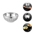 thumbnail image 6 of NUOLUX Stainless Steel Bowls Small Bowl Rice Bowl Cream Small Ice Kids
Bowls Cereal Double Walled Metal Ramen Noodle, 6 of 6