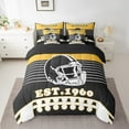 thumbnail image 2 of Erosebridal American Football Bedding Queen Size 7pcs , Reversible, Black, Dallas, 2 of 5