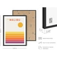 thumbnail image 2 of HAUS AND HUES Vintage Wall Art - California Wall Art, Travel Wall Art, Orange Pictures For Wall, Geometric Wall Art, Travel Wall Decor, Retro Wall Art, Orange Wall Decor (Framed Black, 12x16), 2 of 6