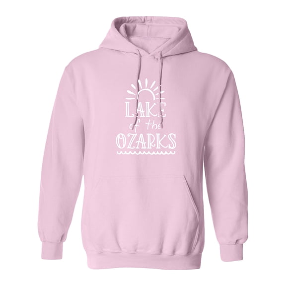 Inktastic Lake of the Ozarks Sun and Lake Adult Hoodie Sweatshirt