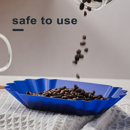 

Riguas 3Pcs Coffee Bean Tray Easy to Clean Reusable Wear-resistant Coffee Bean Holder for Scooping And Weighing Coffee Bean