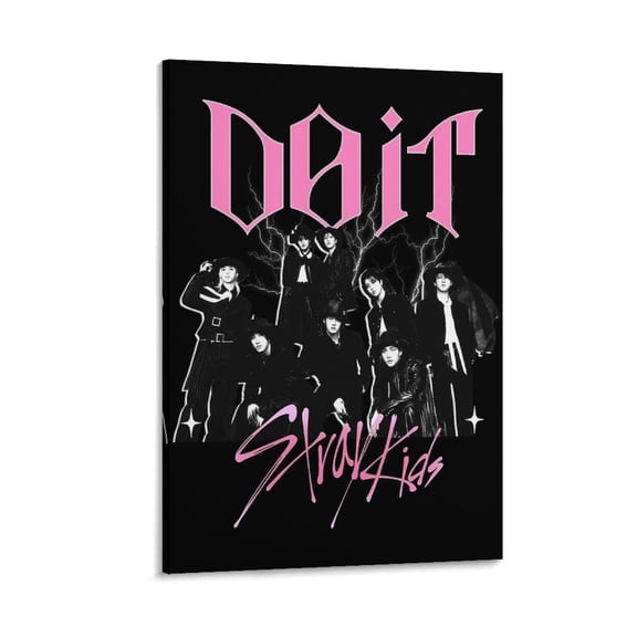 Stray Kids Do It Poster Room Aesthetic Poster Print Art Wall Painting Canvas Posters Gifts Modern Bedroom Decor 12x18inch(30x45cm)