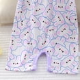 thumbnail image 6 of JUMEYU Baby Clothes Boy Summer Baby Romper Funny Infant Outfit Cute Newborn Clothes Unisex Romper 0 3 6 9 12 18 24 Months (Light Purple,3-6 Months), 6 of 6
