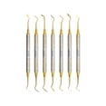 thumbnail image 1 of ARTMAN INSTRUMENTS Dental Composite Filling Instruments Kit – 7 Pcs Golden Plasma Coated Stainless Steel for Amalgam, Glass Ionomer, and Restorative, 1 of 4