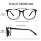 thumbnail image 4 of Lentes para Computadora Cyxus Hombres y Mujeres Anti Luz Azul Lente Antireflejant Bloqueo UV Antifatiga 8121T01, 4 of 5
