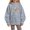 Grey, variant on KAUOD Unisex Kids Preschool Hoodie Boys Girls Hooded Pullover Sweatshirt Soft Fleece Lined Sweater Colorful Letter Aesthetic Outfit