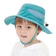 thumbnail image 3 of Husfou Kids Sun Hat, Summer Toddler Hats Breathable for Girls Boys Baby UPF 50+ Beach Hat Adjustable for 12 months-5 years Wide Brim Caps Sun Protection Bucket Hat Children Hat, 3 of 4