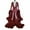 Wine Red, variant on WETS Women Bath Party Dress See-through Mesh Fluffy Sleeve Pleated A-line Lace-up Bow Waist Seductive Wedding Night Honeymoon Bathrobe Nightdress