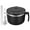 Black, variant on Huayishang Mixing Bowls, Kitchen Essentials Clearance Sale 1200Ml 304 Stainless Steel Noodle Bowl Microwave Noodle Bowl Set with Spoon Chopsticks Ramen Cooker Bowl with Handle
