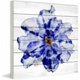 thumbnail image 7 of Parvez Taj Blue and White Flower Art Print on White Pine Wood, 7 of 7