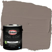 Glidden One Coat Interior Paint   Primer Cinnamon Toast / Brown, Flat, 1 Gallon