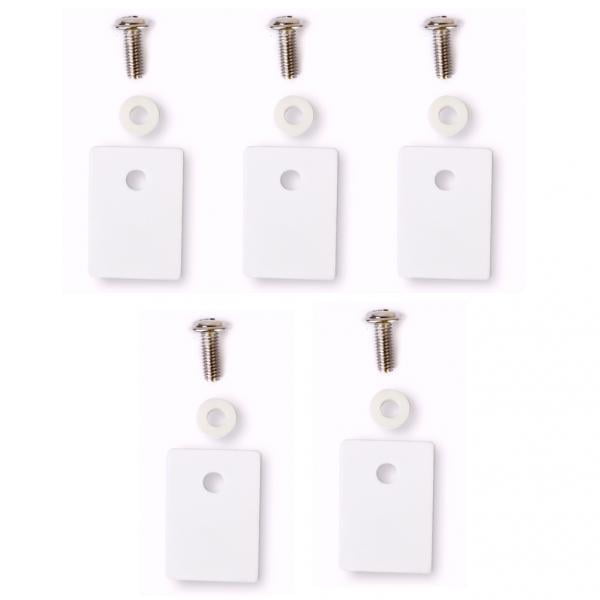 15 piezas TO-220 herramienta de protección de aisnte de cerámica de alúmina transistor 1 * 14 * 20 mm Baoblaze none